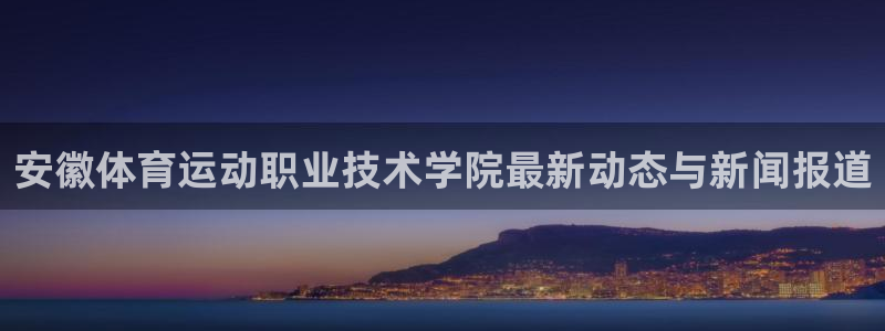 千亿国际官方正版app新能源：安徽体育运动职业技术学